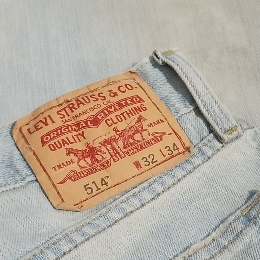 Men's Levi's 32x34 Slim Straight light blue